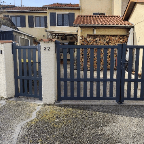 portail aluminium grigny